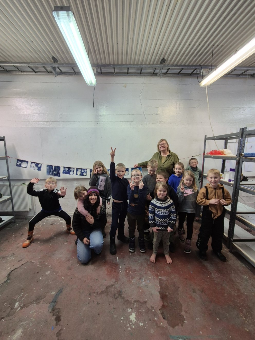 Nemendur á yngsta stigi heimsóttu Nes listamiðstöð