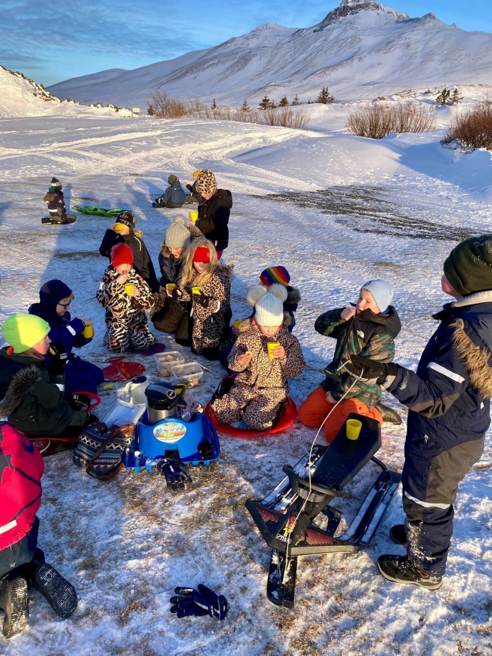 Sleðaferð í frístund