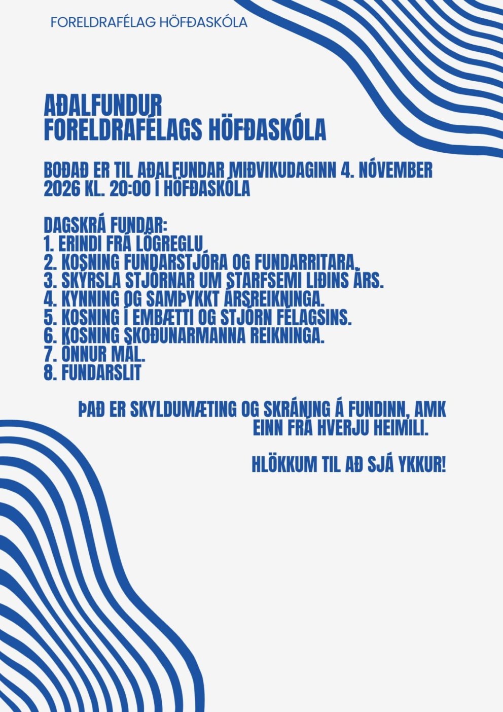 Frá foreldrafélaginu