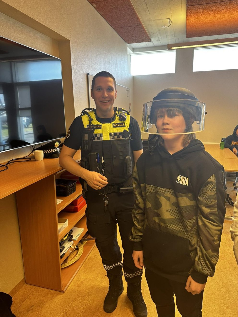 Heimsókn frá lögreglunni á höfuðborgarsvæðinu