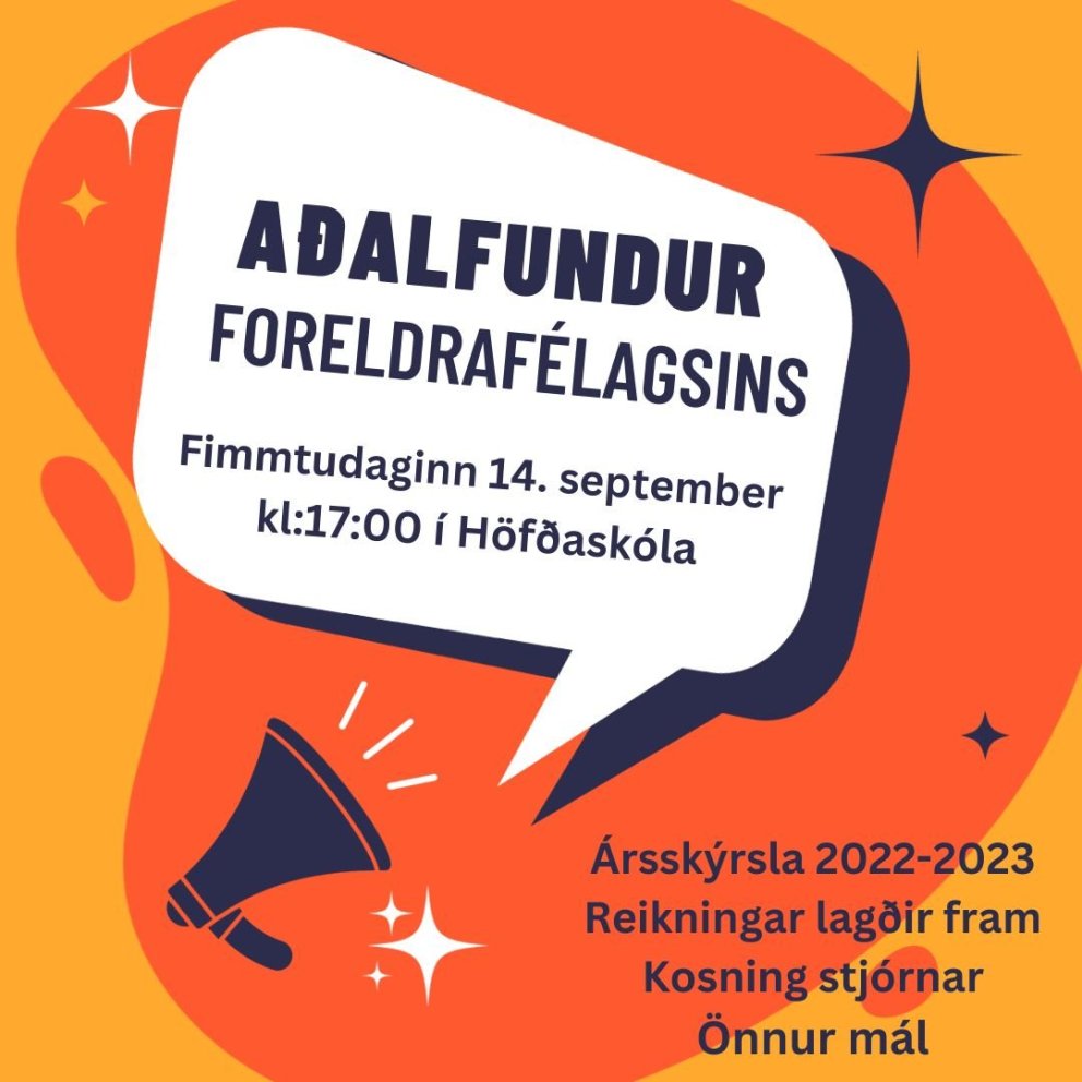 Aðalfundur foreldrafélagsins