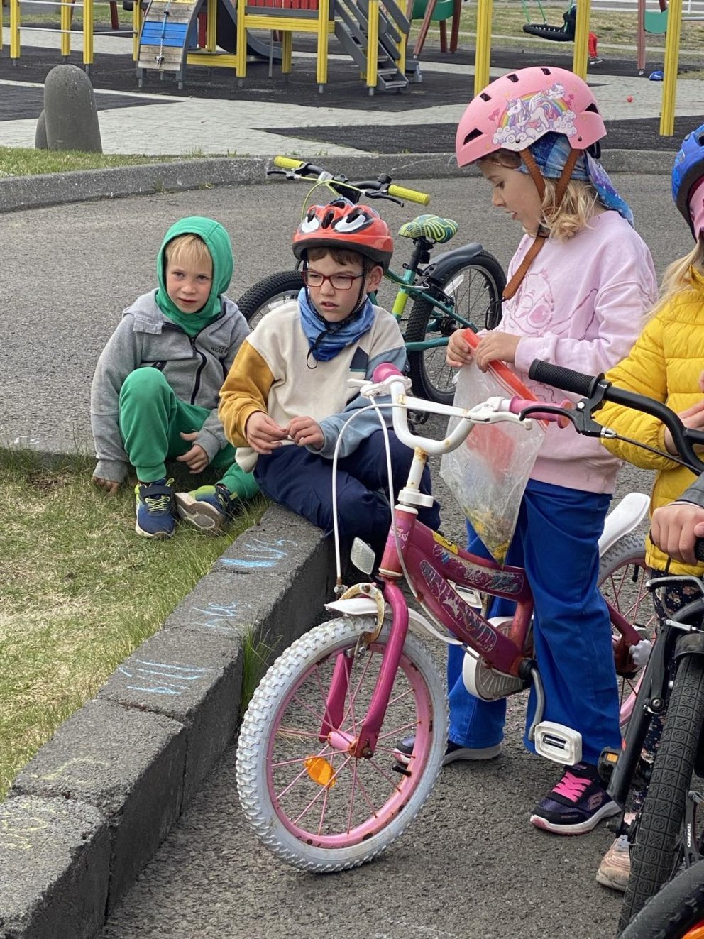 Lögregan heimsótti yngsta stig