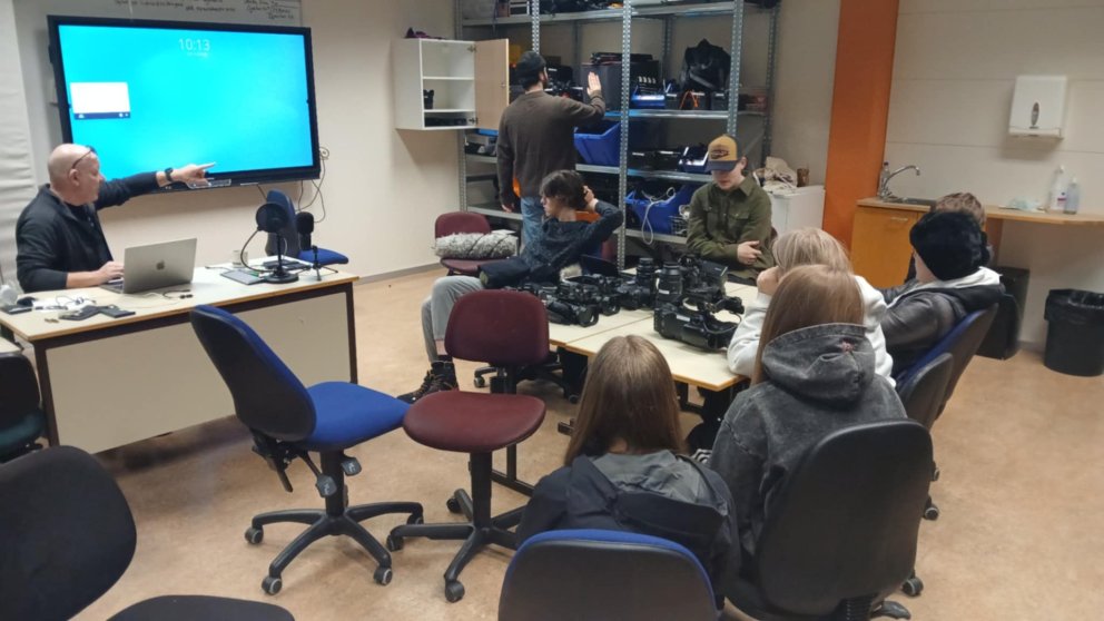 Vettvangsheimsókn á kvikmyndabraut FNV á Sauðárkróki