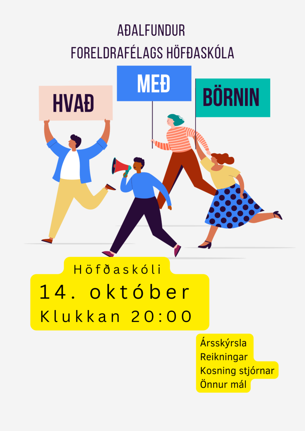 Aðalfundur foreldrafélagsins