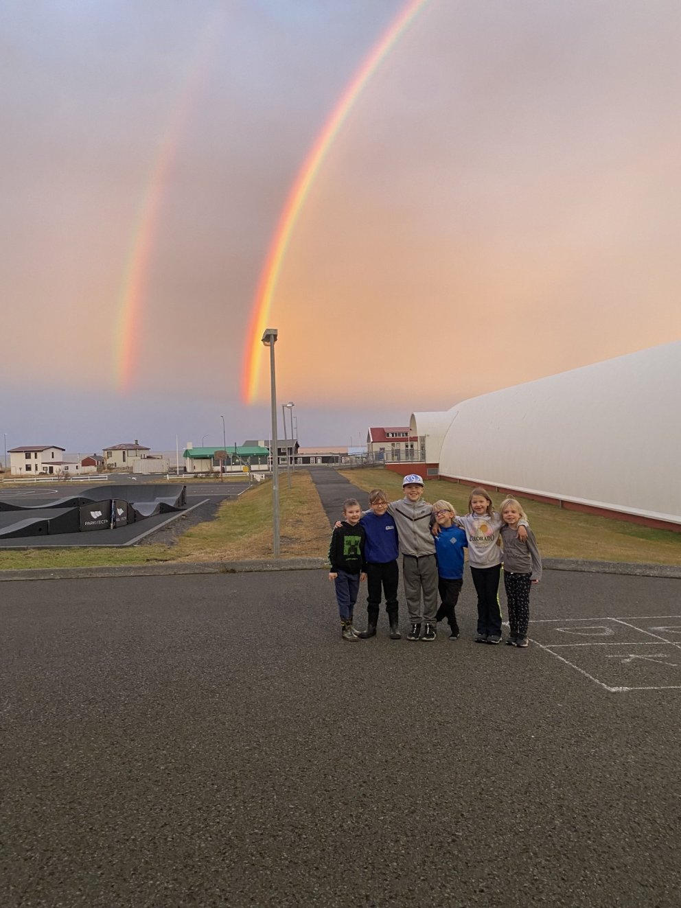 Fagurlitaðir regnbogar