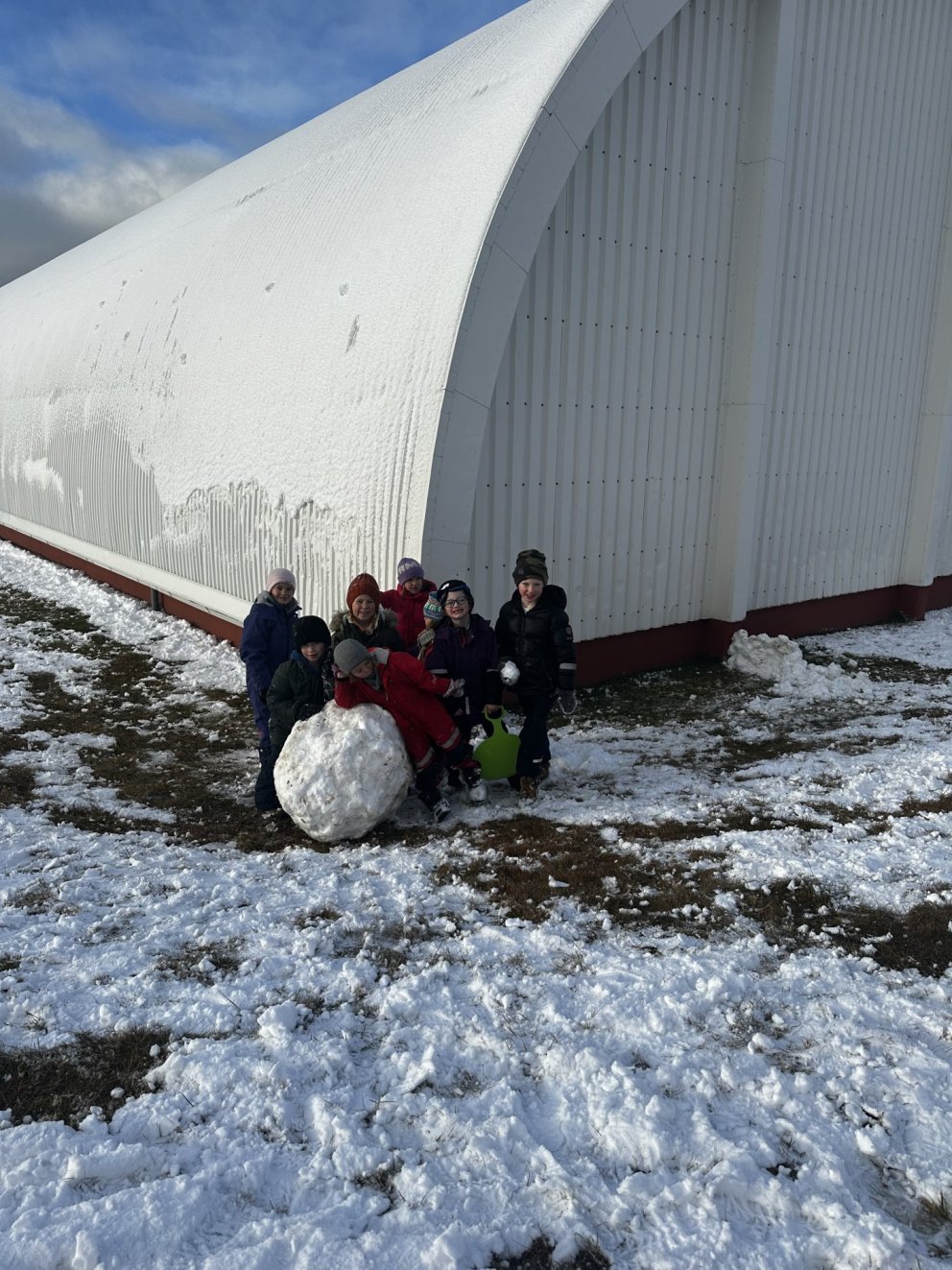 Kveðja fyrir vetrarfrí