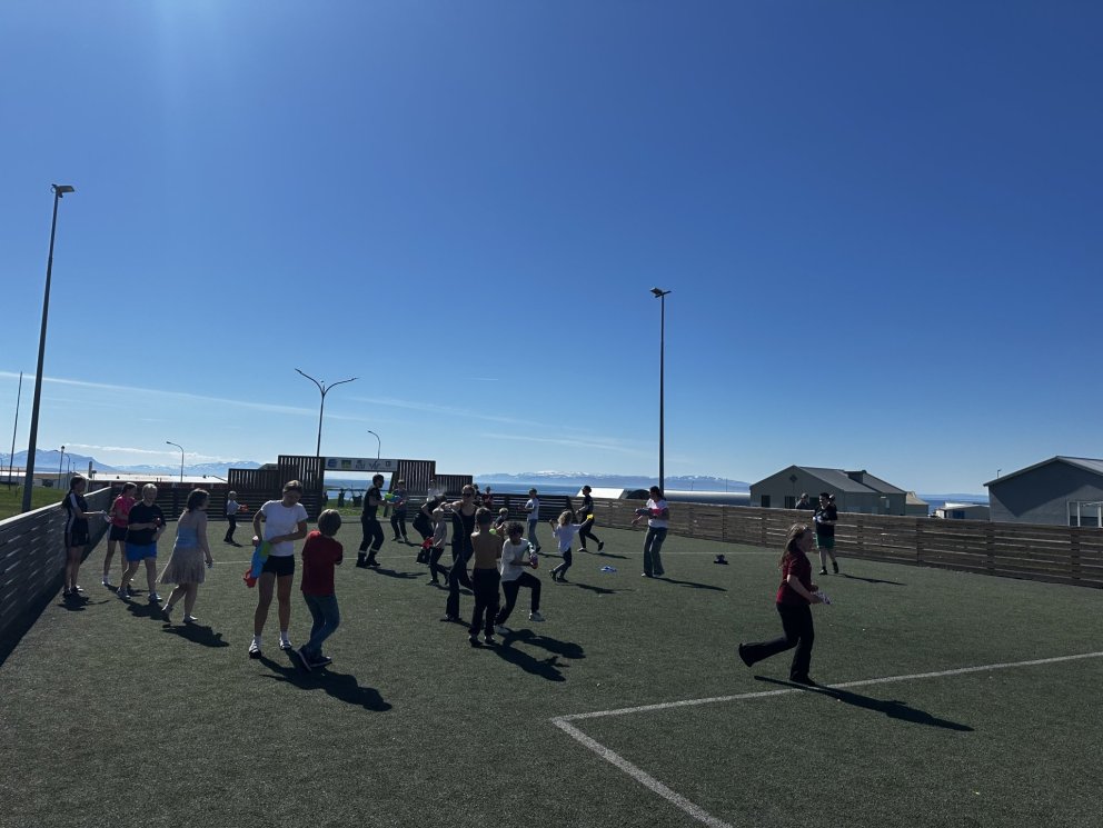 Vatnsstríð í blíðunni :)