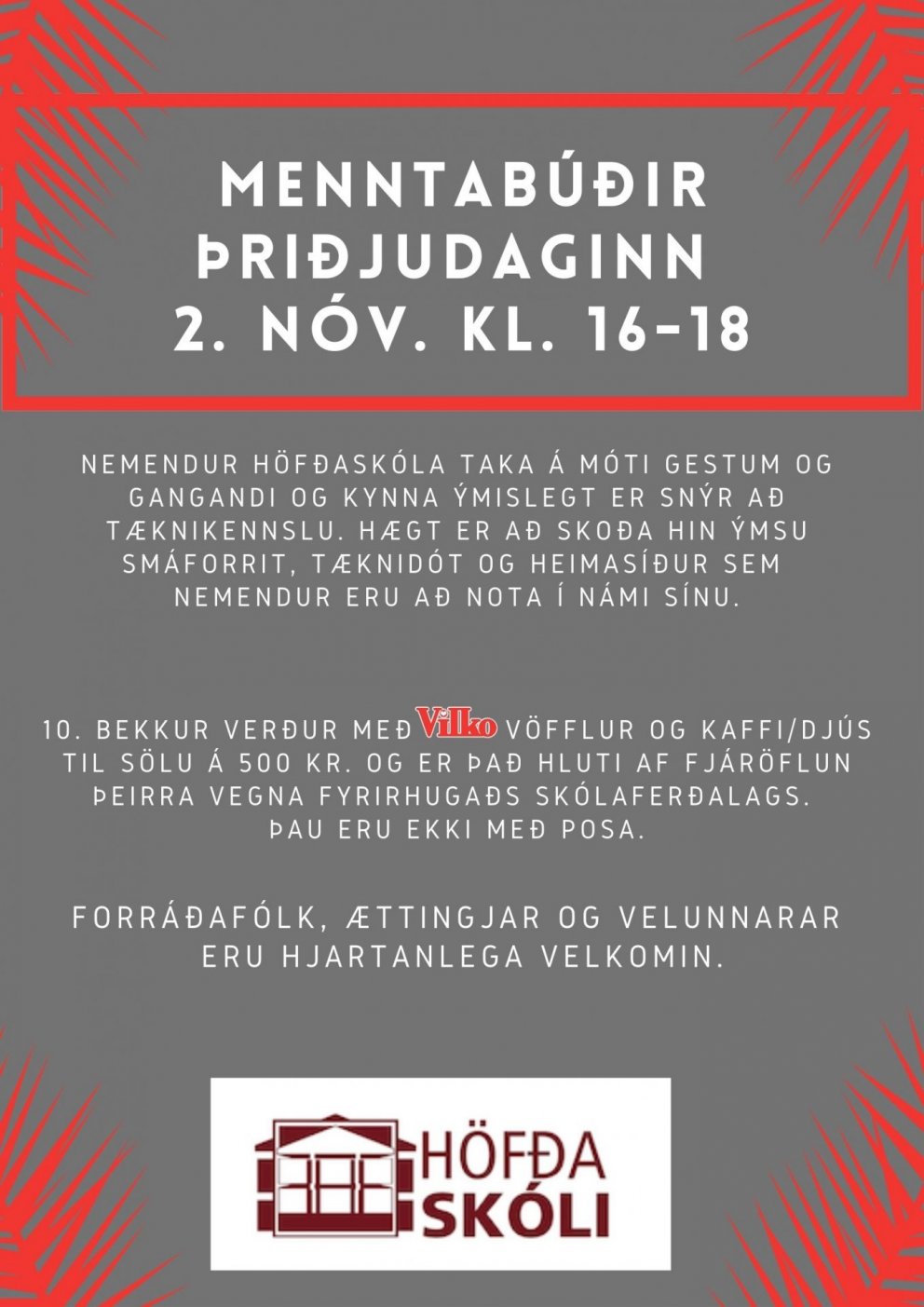 Menntabúðir 2.nóvember