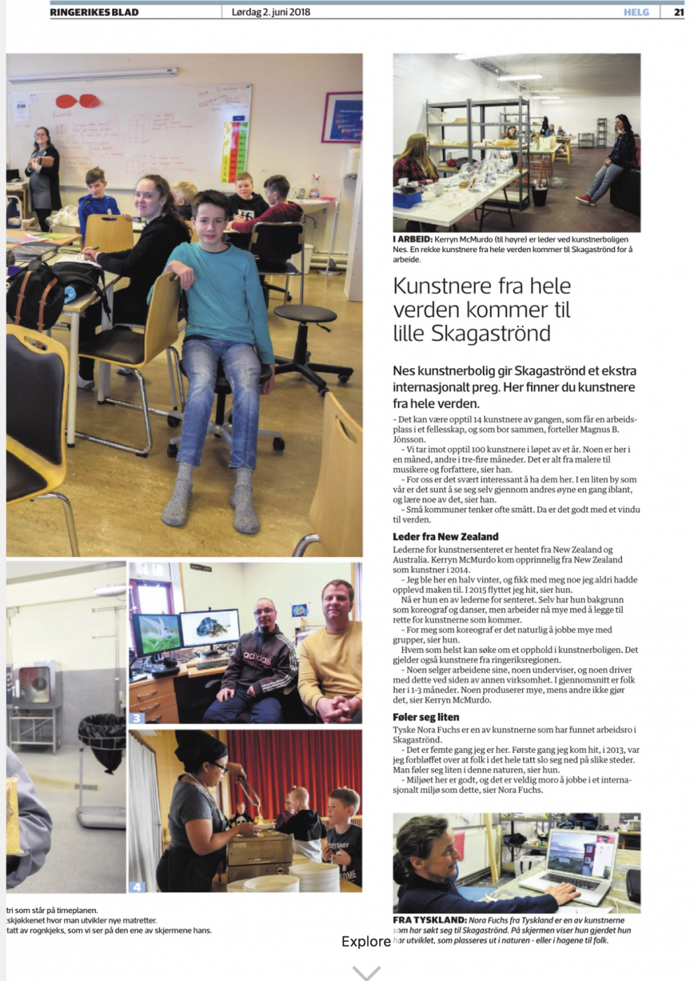 Heimsókn frá Ringerike