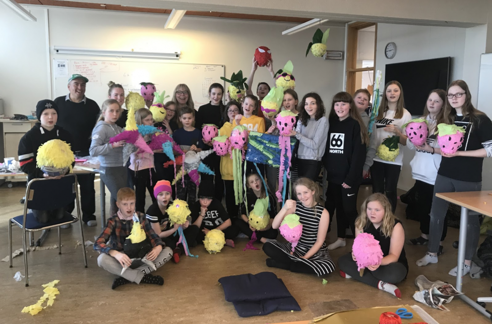 Pinata gerð á miðstigi