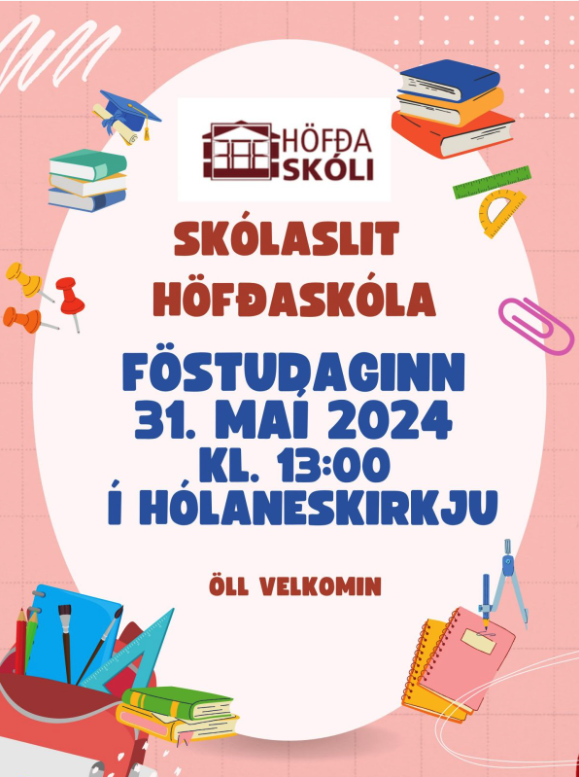 Síðasta föstudagskveðja skólaársins