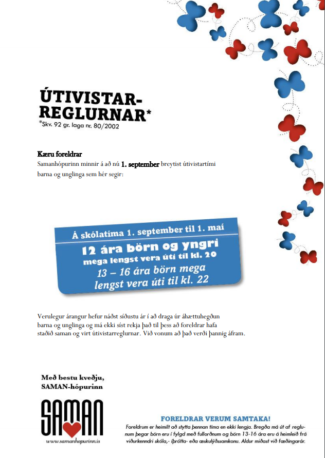 Föstudagskveðja á fimmtudegi