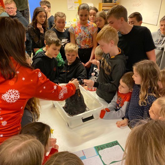 Sýning á náttúrufræðiverkefnum nemenda á miðstigi