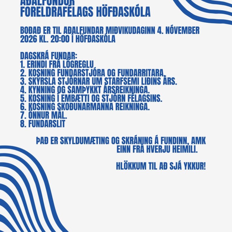 Frá foreldrafélaginu