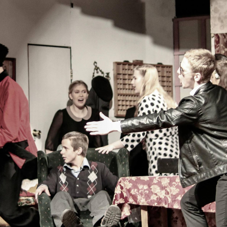 Myndir teknar á lokasýningu Lífið er núna!