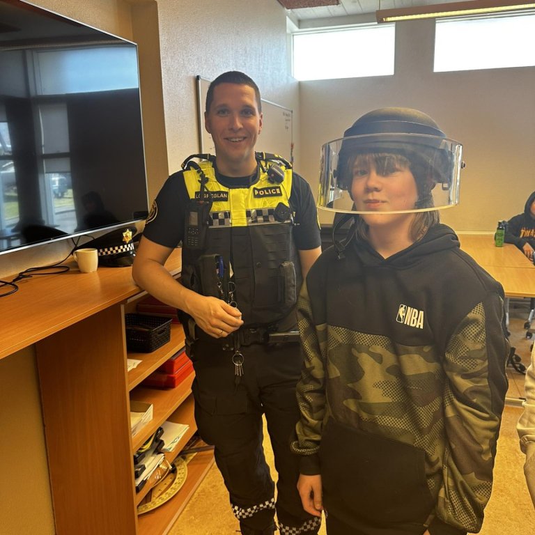 Heimsókn frá lögreglunni á höfuðborgarsvæðinu