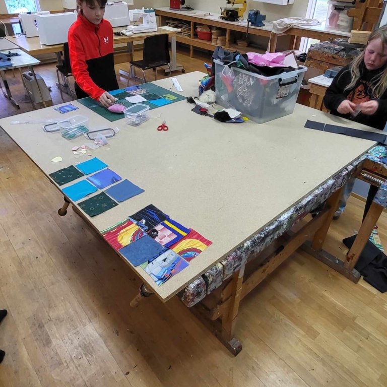 Bútasaumur á miðstigi