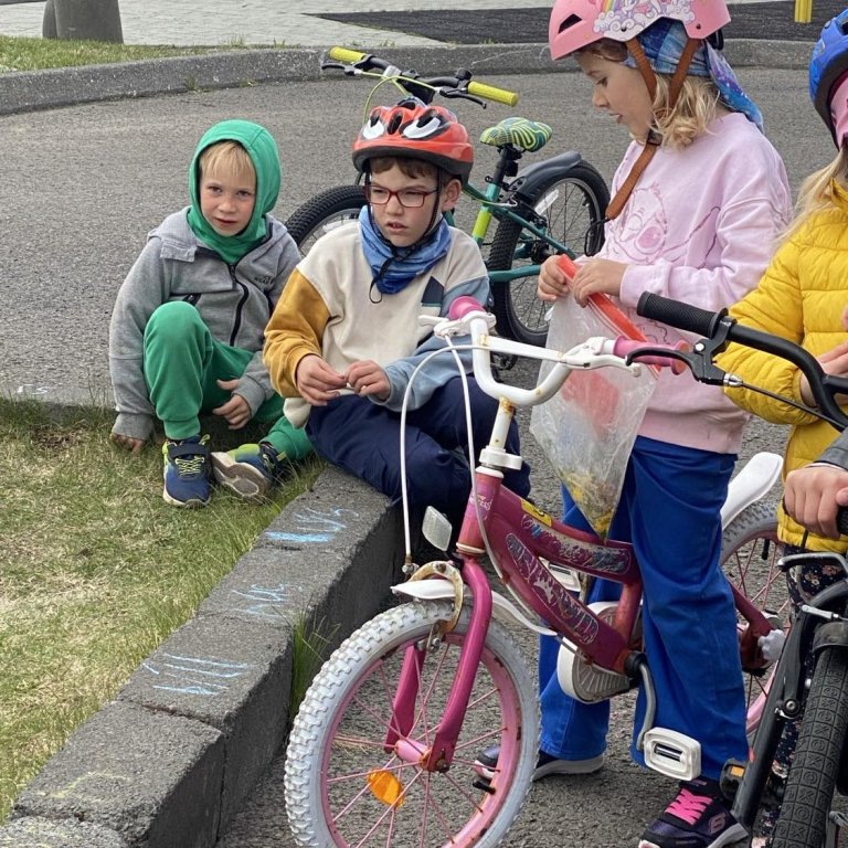 Lögregan heimsótti yngsta stig