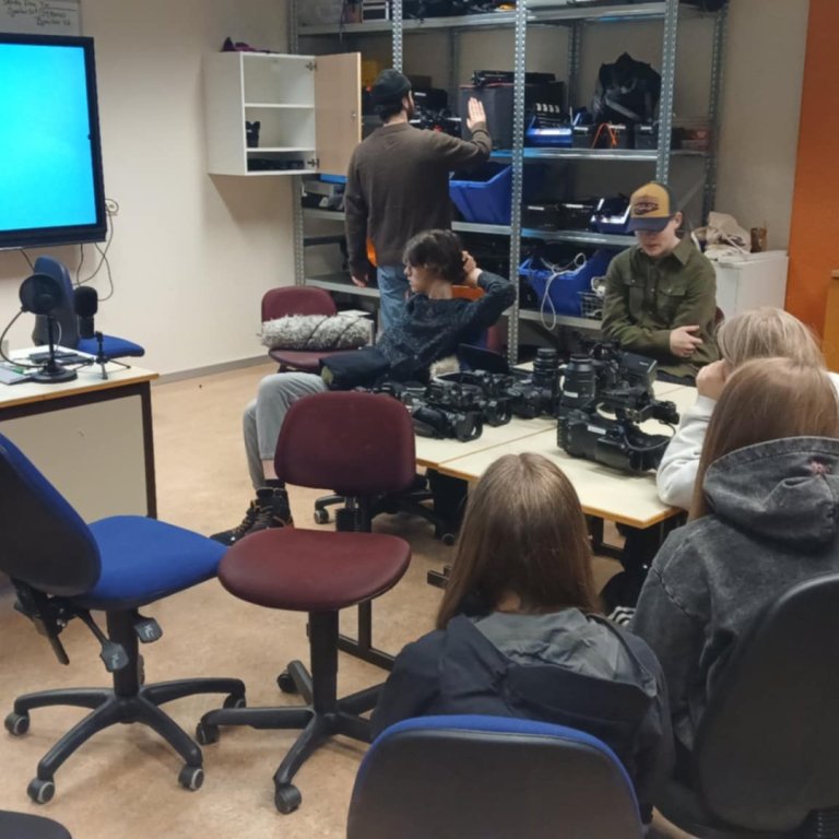 Vettvangsheimsókn á kvikmyndabraut FNV á Sauðárkróki