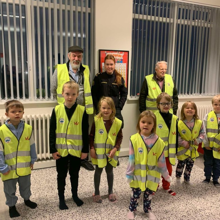 Heimsókn frá Kiwanis klúbbnum og Lögreglunni á Norðurlandi vestra