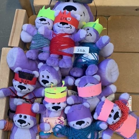 Bangsinn Blær átti afmæli 1. febrúar, en hann er hluti af forvarnarverkefni á vegum Barnaheilla og e…