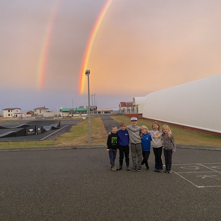 Fagurlitaðir regnbogar