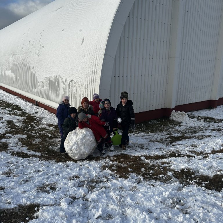 Kveðja fyrir vetrarfrí