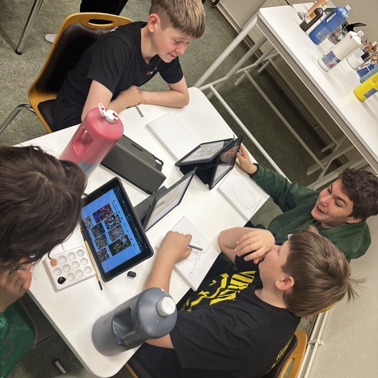 Sjónlistir á unglingastigi