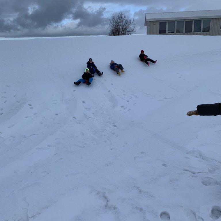 Það verður að nota snjóinn