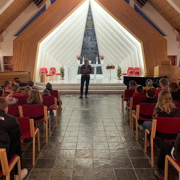 Jólastund í kirkju