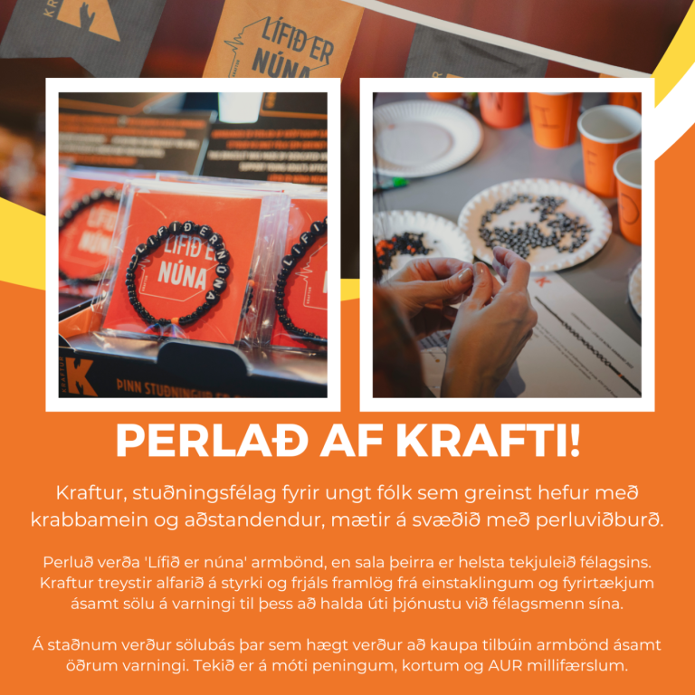 PERLAÐ AF KRAFTI