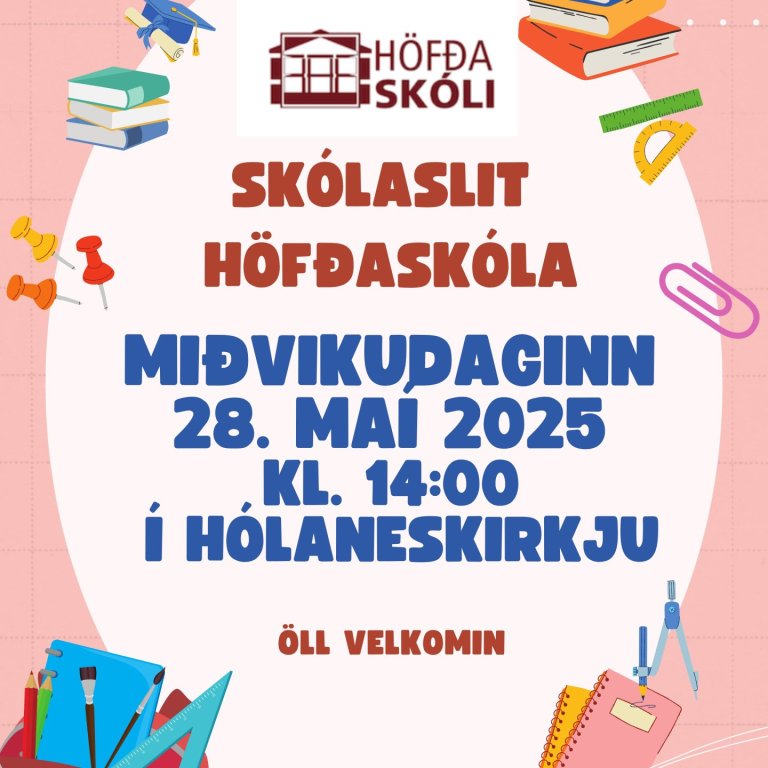 Síðasta föstudagskveðja skólaársins