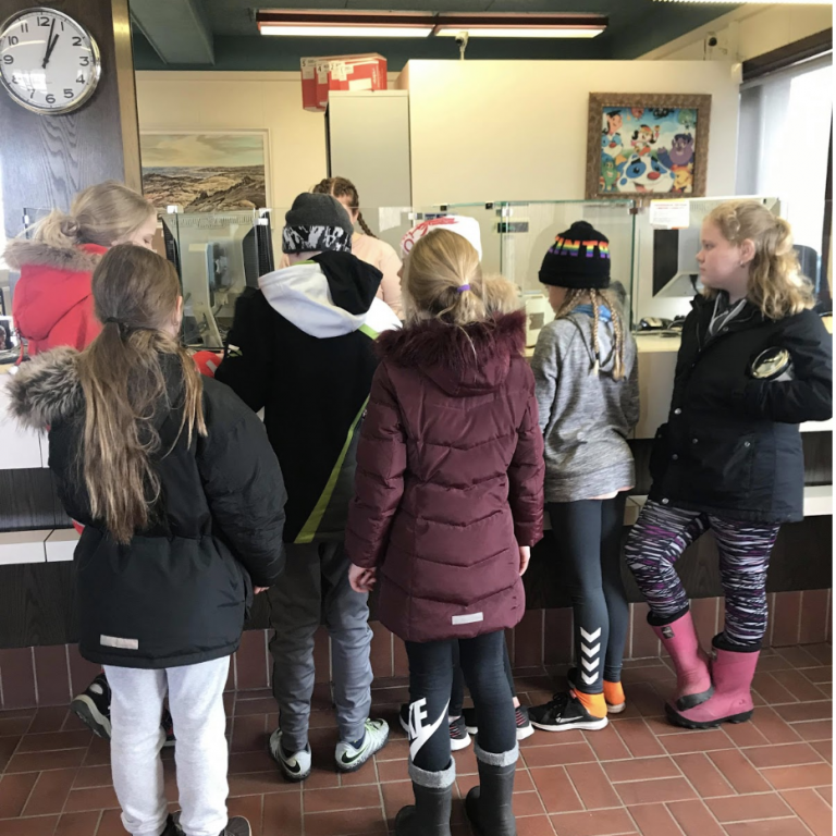 Nemendur 5.bekkjar söfnuðu fé til styrktar ABC barnahjálp