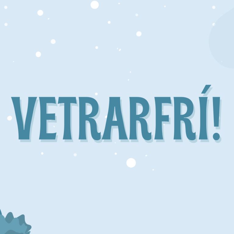 Föstudagskveðja á fimmtudegi fyrir vetrarfrí